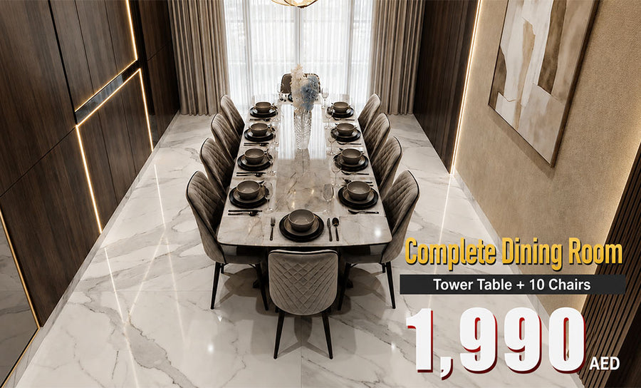 Tower 10-seater dining only for 1990 AED