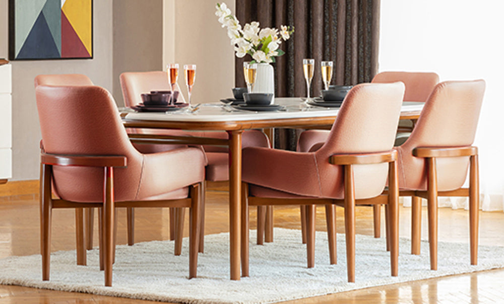 Atlanta 6-seater Dining Set– MK Kabbani Furniture