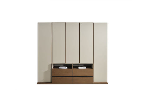 new Milano 6-Pieces King Bedroom Set - 180x200 cm FREE MIRROR UNIT - MK Kabbani Furniture