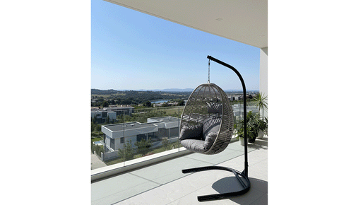 أرجوحة بولبي ( رمادي ) 