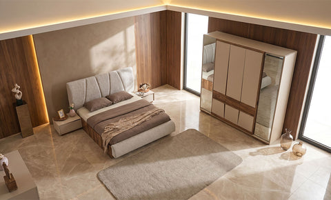 Lazio  Bedroom Set – King Size (7 Pieces)