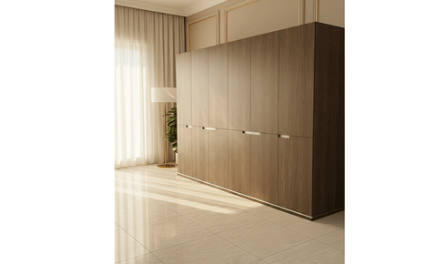 Vivense  8 PC Full Bedroom Set - 180x200  cm with wardrobe