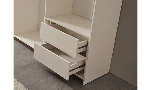 RENTA Monaco 8 PC Full Bedroom Set - 180x200 cm with wardrobe