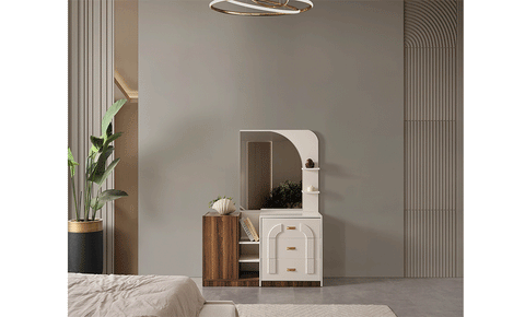 RENTA Monaco 8 PC Full Bedroom Set - 180x200 cm with wardrobe