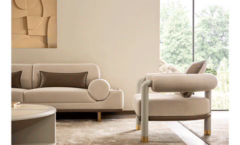 Milas SOFA SET ( 4+3+1 ) - MK Kabbani Furniture