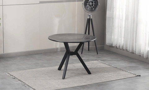 Alma Dining Set 4-seater - Black color