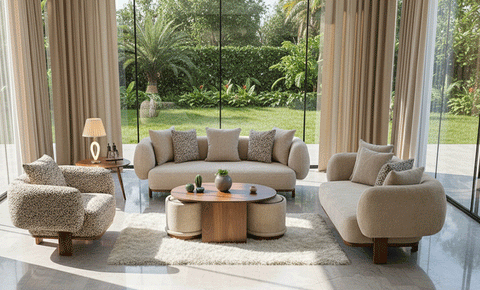 ستار طقم كنب 3+2+1  