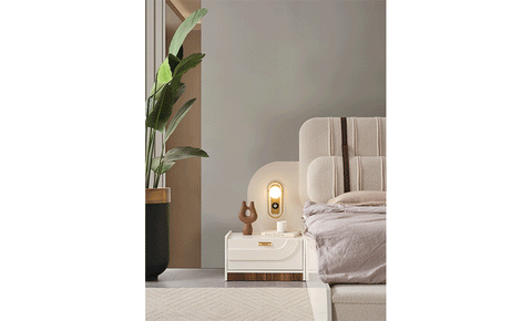 RENTA Monaco 8 PC Full Bedroom Set - 180x200 cm with wardrobe