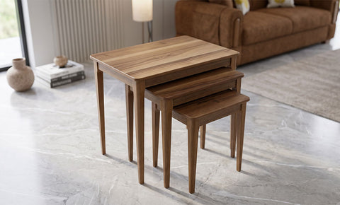 Polly side tables 3 PCS ( Wood color )