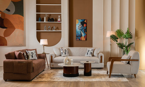 rose sofa set 3+3+1
