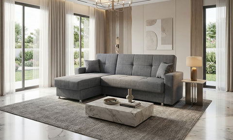 Laura -  L shape sofa bed - 2 seaters
