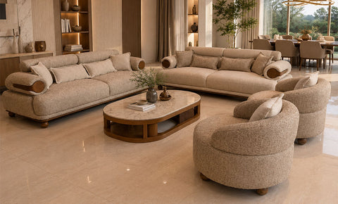 Peru Sofa set 3+3+1 +1