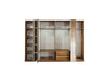 City 8 Doors Wardrobe with 4 mirrors - MK Kabbani Furniture