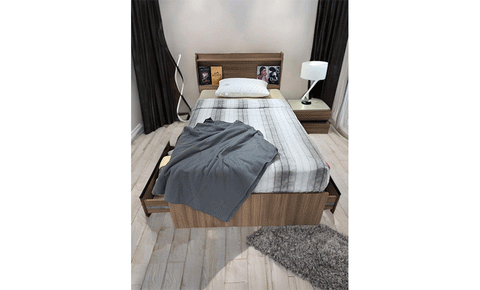 Touch single  bed 120*200 cm - MK Kabbani Furniture