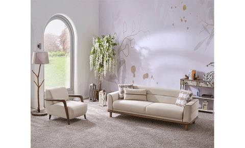 Diego sofa set  ( 3+3+1 ) - MK Kabbani Furniture