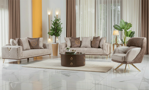 Victoria Sofa set ( 3+3+1 )