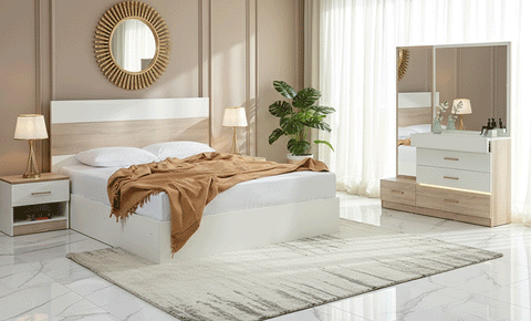 Loutis 5-piece King Bedroom Set 180x200 cm