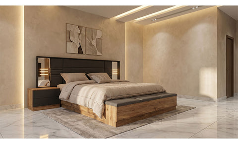 Camelia  Bedroom Set – King Size (9 Pieces)