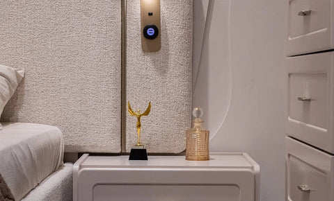 مونزا طقم غرفة نوم كاملة 8 قطع 180*200 مع خزانة 