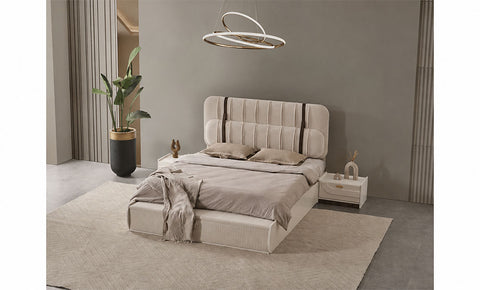 RENTA Bedroom Set with Wardrobe – King / Super King Size (8 Pieces)