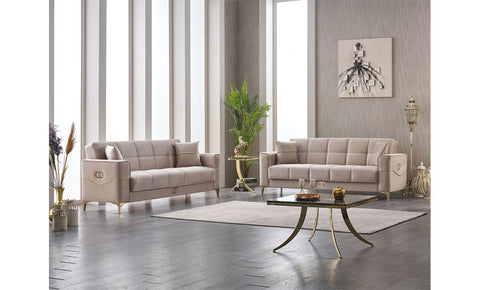 clara sofa set  ( 3+3+1 ) - MK Kabbani Furniture