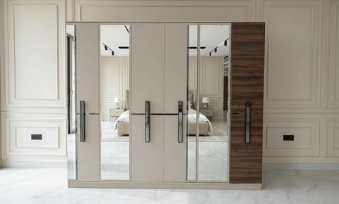 Belen 6 PC full Bedroom set - 180*200 cm with wardrobe