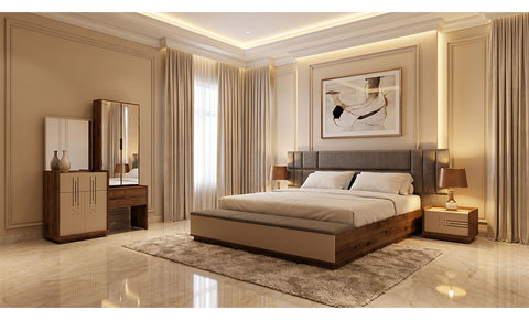Damila Bedroom Set – King Size (7 Pieces) – Hydraulic