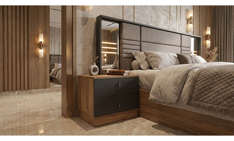 Camelia  Bedroom Set – King Size (9 Pieces)