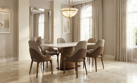 ديفيل - طاولة طعام - 6 مقاعد    