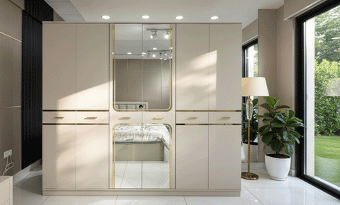 Bady Vera 6 PC full Bedroom set - 180*200 cm with wardrobe "Gold"