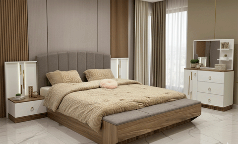 Zenit 6-Pieces King Bedroom Set