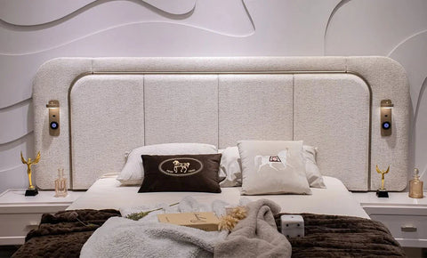 مونزا طقم غرفة نوم كاملة 8 قطع 180*200 مع خزانة 