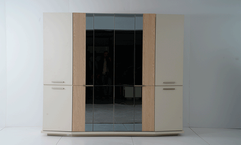 Nova 7 PC Full Bedroom Set - 180x200 cm with wardrobe