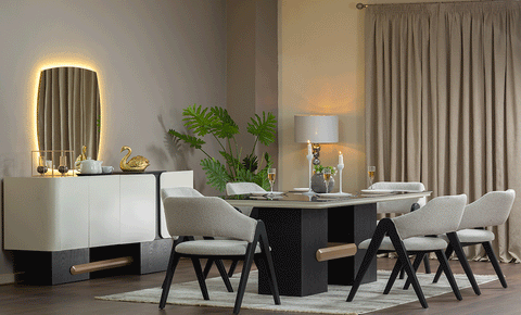 Egy Hermes - 8 seater Full Dining Room