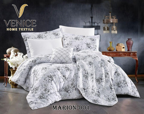 Marion Printed 8PCs Comforter Set