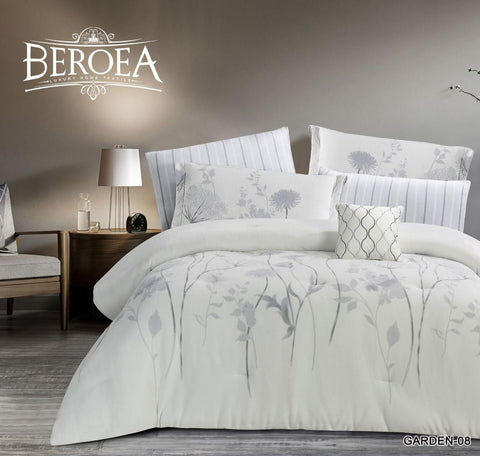 Garden velvet Comforter 4Pcs Set twin - 8