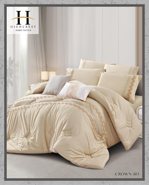 CROWN Comforter 8 Pcs Set 403