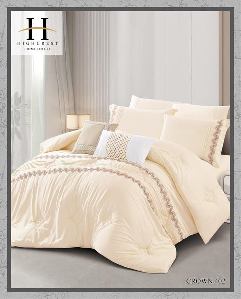 CROWN Comforter 8 Pcs Set 402