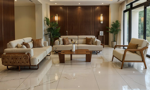 نات طقم كنب 3+3+1     