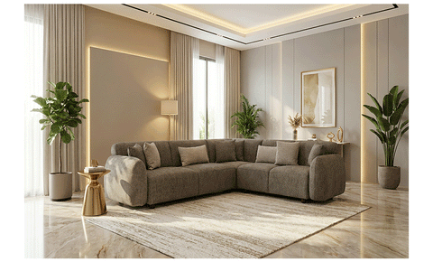 Souzan L shape sofa