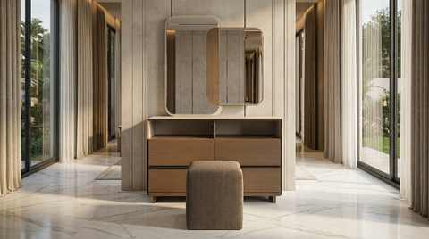 Eden Full Bedroom with Wardrobe –  King Bed (8 Pieces)