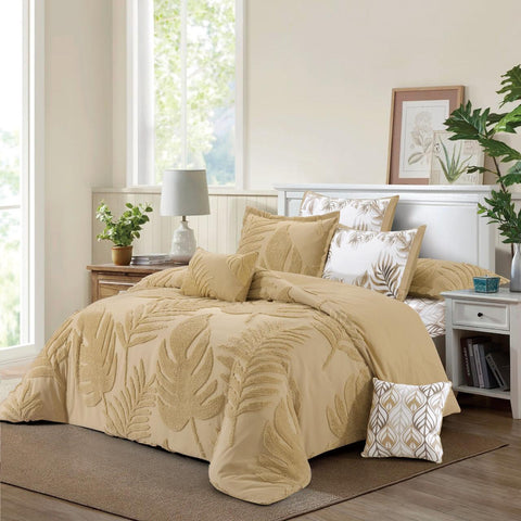 Harmony Double Fur Comforter 8 PCs Set - 03 - MK Kabbani Furniture