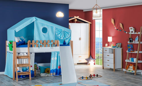 MY HOUSE Bunk Bed ( Blue Color ) - MK Kabbani Furniture