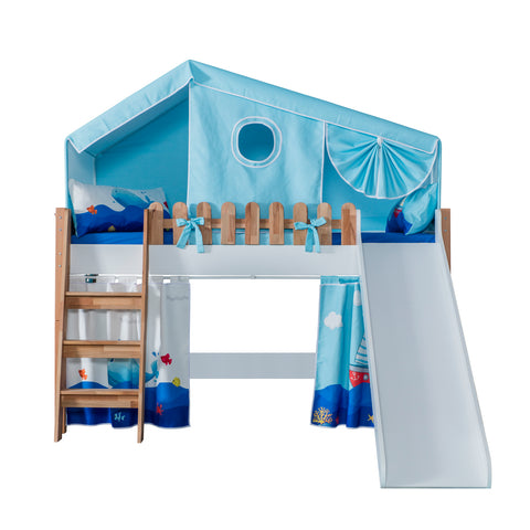 MY HOUSE Bunk Bed ( Blue Color ) - MK Kabbani Furniture