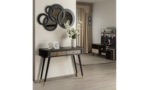 KO-802 Black color Console - MK Kabbani Furniture