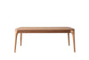Browne color wood dining table 