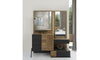 Picture of dresser and mirror, Model name BRAVO Bedroom , BROWN color