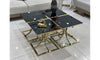 Quarter Central Table Gold - MK Kabbani Furniture
