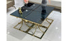 Quarter Central Table Gold - MK Kabbani Furniture
