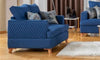 Nice Fabric 2-seater ( Blue ) - MK Kabbani Furniture